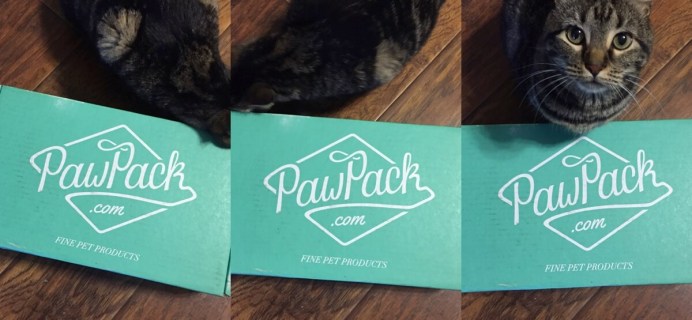 March 2015 PawPack Cat Subscription Box Review & Coupon
