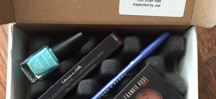#Wantable Makeup Subscription Box Review – April 2015