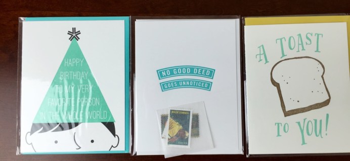Nicely Noted Stationery Subscription Review – April 2015