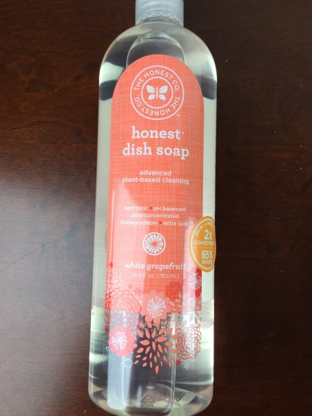 honest dish soap