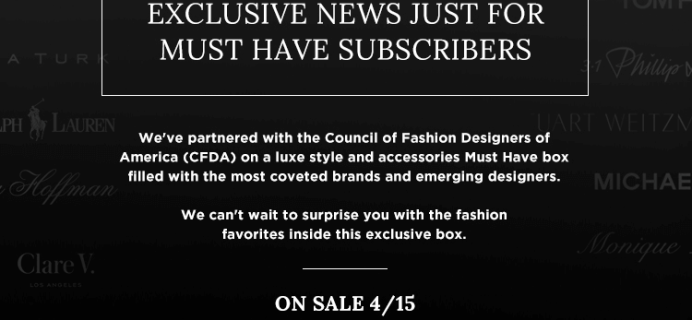 Popsugar + CFDA Limited Edition Box Spoilers