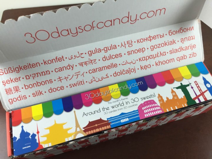 30 days of candy intro box