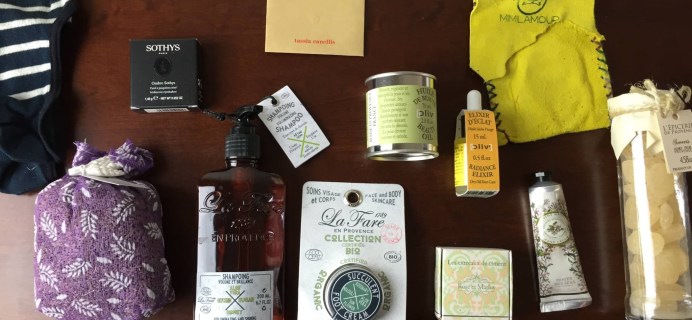 Oui Please Subscription Box Review: Vol 1.3 A Breath of Provence