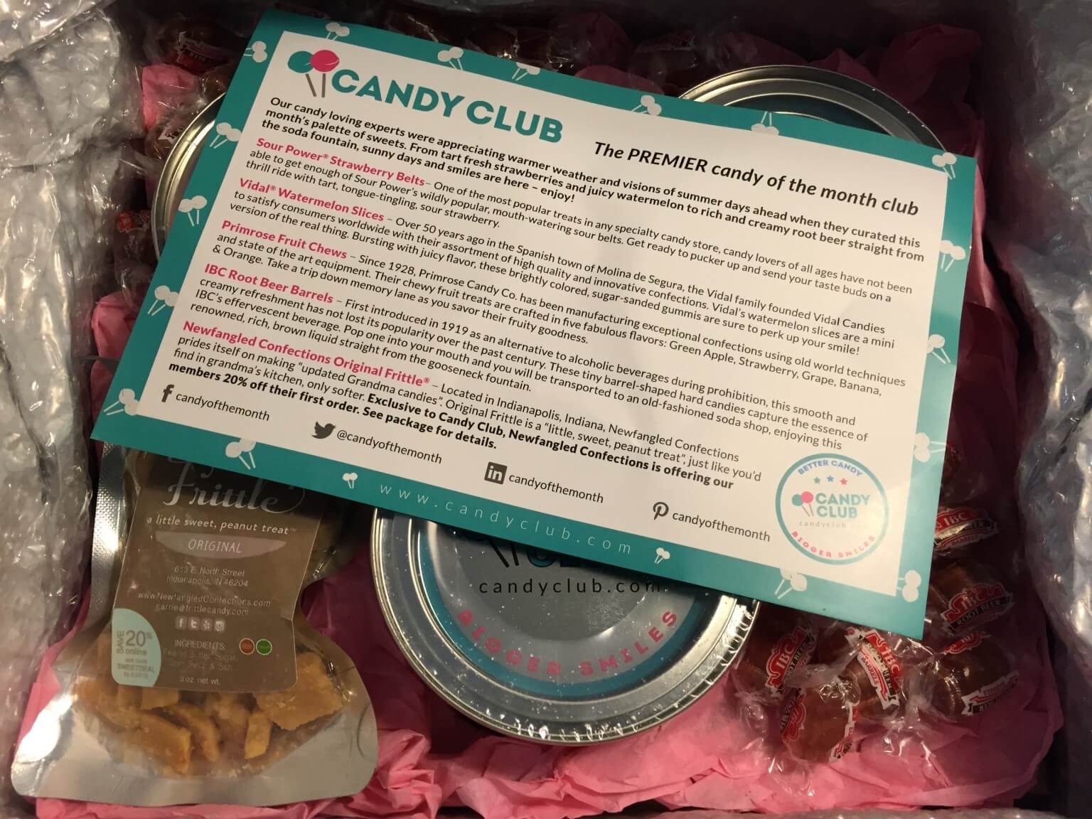 Candy Club Review & 15 Coupon May 2015 Hello Subscription