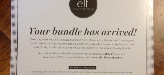 May 2015 e.l.f. Beauty Bundle Review