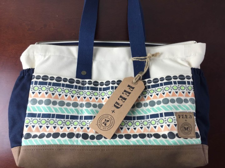 honest feed canvas diaper tote bag review