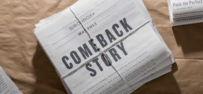 May 2015 Birchbox Man Subscription Box Review & 50% Off Coupon