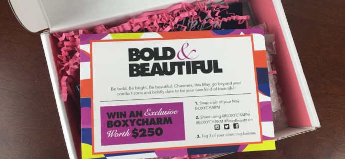 BoxyCharm May 2015 Subscription Box Review