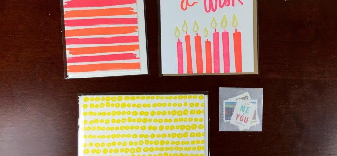 Nicely Noted Greeting Card Subscription May 2015 Review