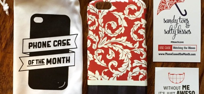 April 2015 Phone Case of the Month Subscription Review + Half Off Coupon