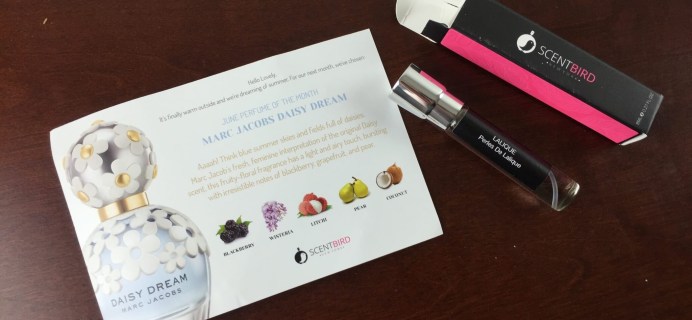 Scentbird Perfume Subscription May 2015 Review & Coupon