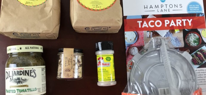 Hamptons Lane Taco Party Box Review & $10 Coupon