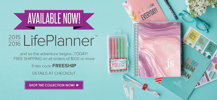 Erin Condren 2016 New LifePlanners Available Now + Coupons + Giveaway!