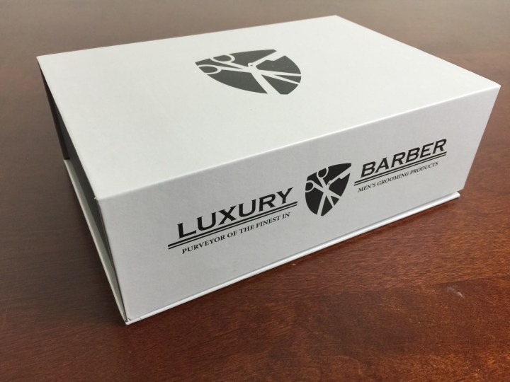 luxury barber box june 2015 review box