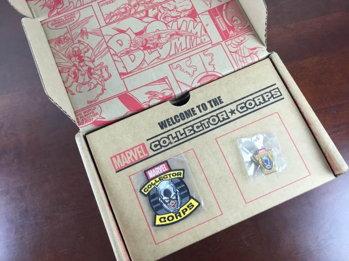marvel collector corps june 2015 review badge pin