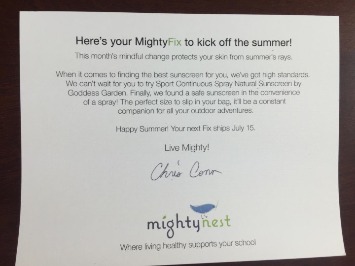 mighty nest subscription june 2015 review IMG_5402