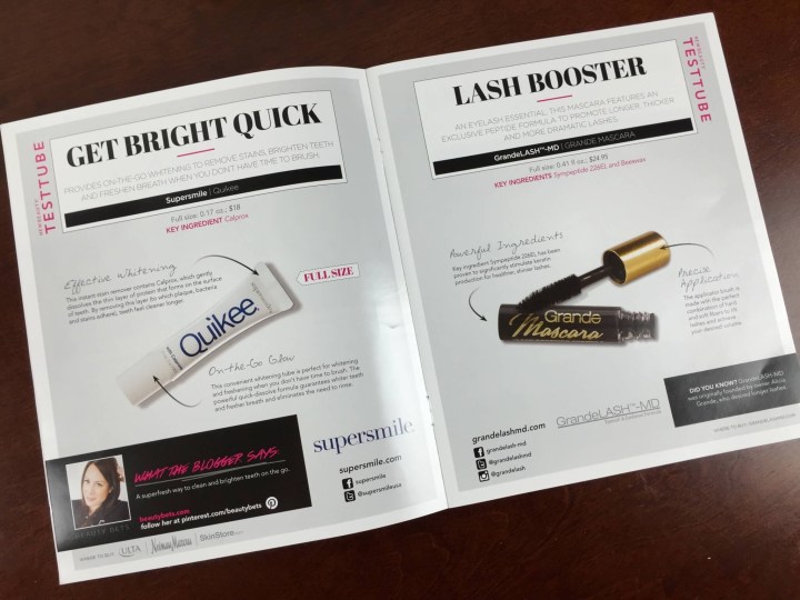 new beauty test tube july 2015 booklet
