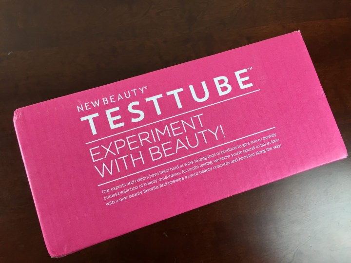 new beauty test tube july 2015 box
