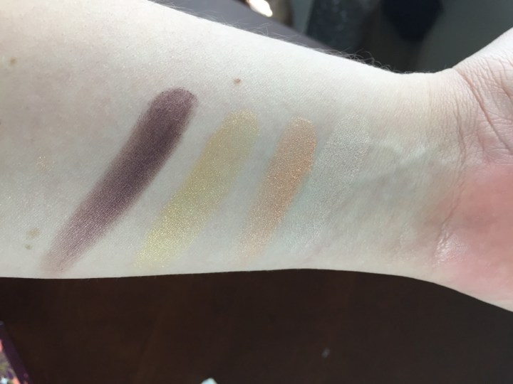 pacifica eyeshadow swatches
