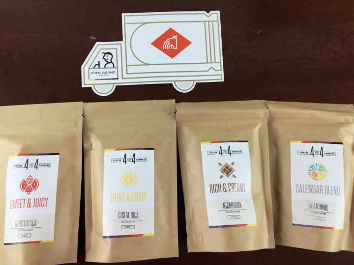 pony brand coffee subscription box review