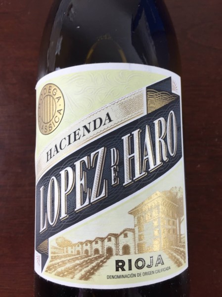 wine awesomeness june 2015 2013 Lopez de Haro Rioja Blanco