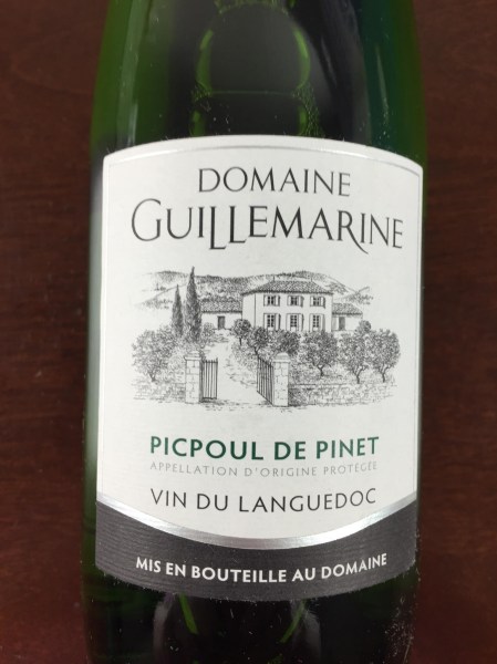 wine awesomeness june 2015 2014 Guillemarine Picpoul de Pinet