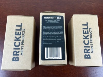 Brickell Mens Products Subscription Box Review – July 2015