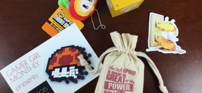 July 2015 Gamer Girl Monthly Subscription Box Review + August Theme Spoiler