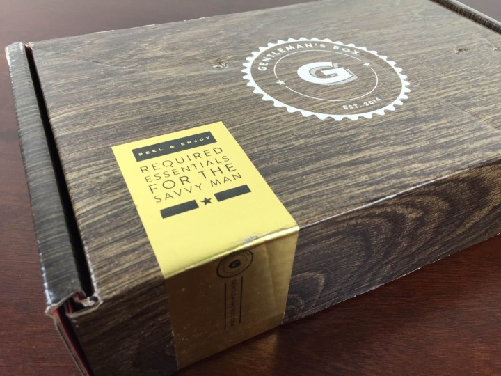 gentleman's box july 2015 box