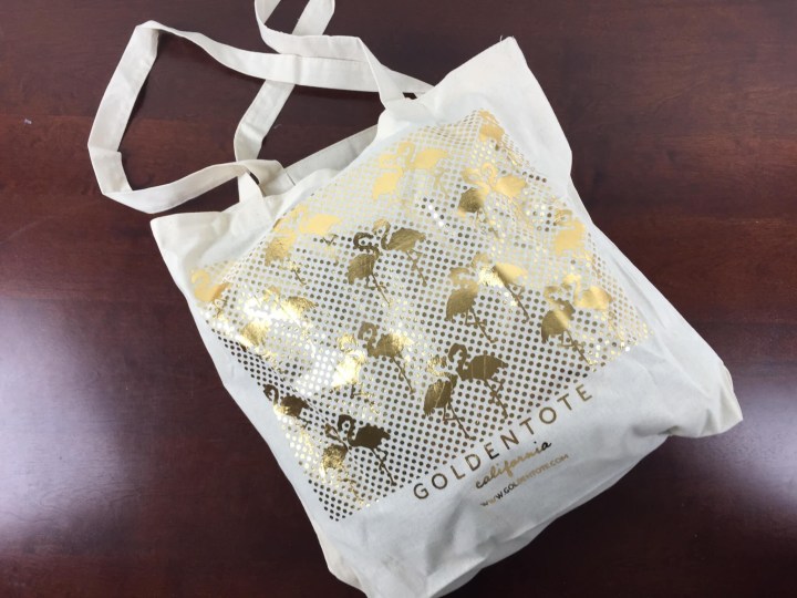 golden tote july 2015 bag