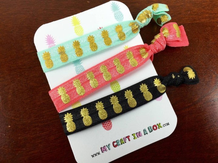 my craft in a box july 2015 hair ties