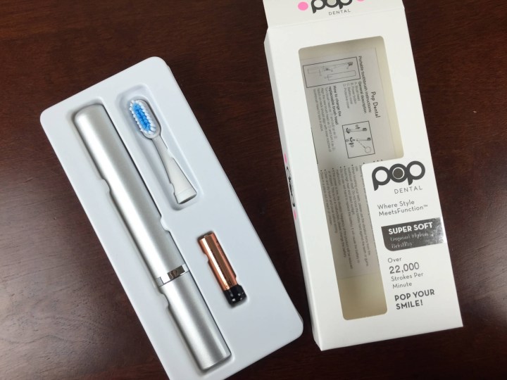 popsugar box july 2015 toothbrush