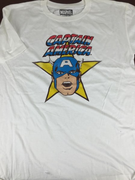 power up box july 2015 captain america t shirt
