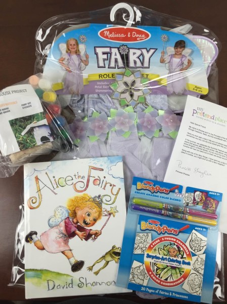 pretend place dress up fairy box july 2015 review