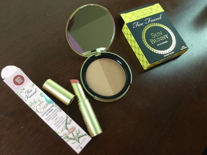 rachel zoe report box of style summer 2015 makeup