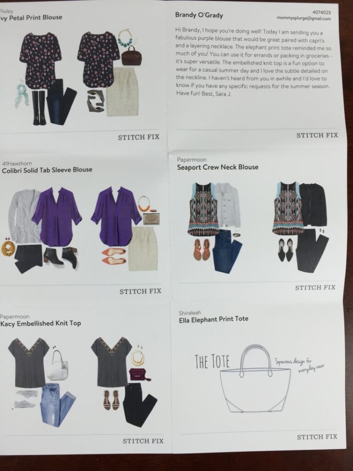 Stitch Fix August 2015 Review Hello Subscription