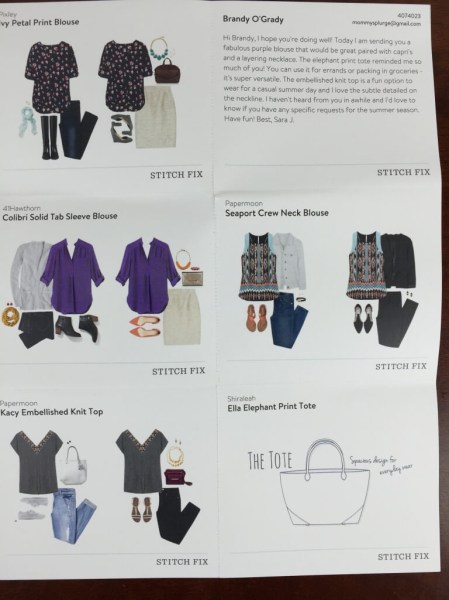 stitch fix august 2015 style cards