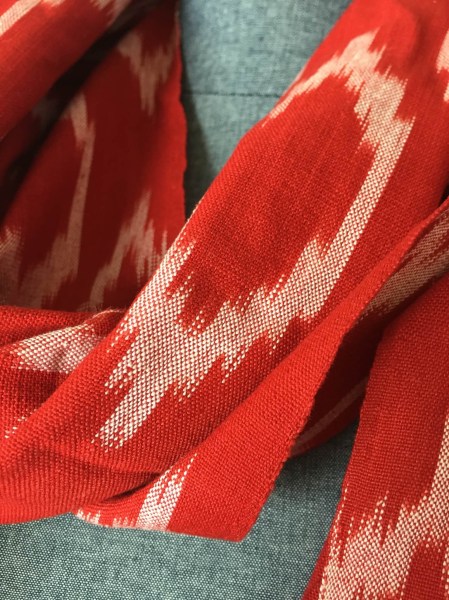 thread & flourish july 2015 scarf detail