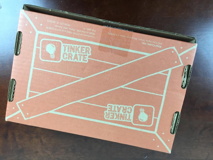 tinker crate july 2015 box