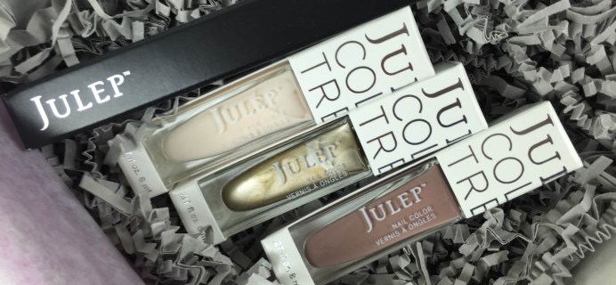 Julep White-Hot Neutrals Welcome Box Review + Free Box Coupon + Save $5 per Month!