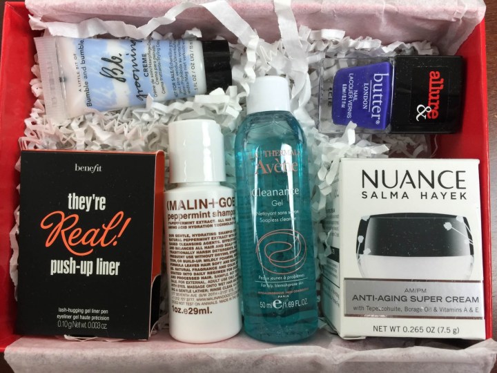 allure beauty box august 2015 review