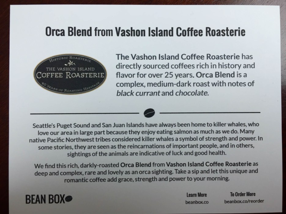 Bean Box Coffee Subscription Box Review & Coupon August 2015 Hello