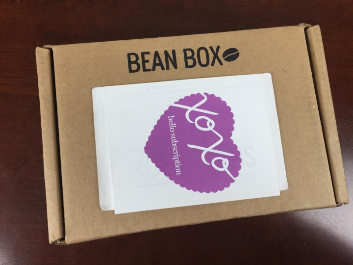 bean box august 2015 box