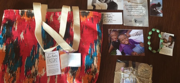 Fair Trade Friday Subscription Box Review – August 2015