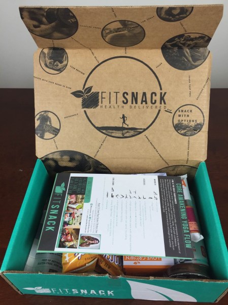 fit snack august 2015 unboxing