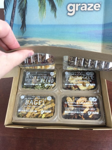 graze snack box august 2015 unboxed