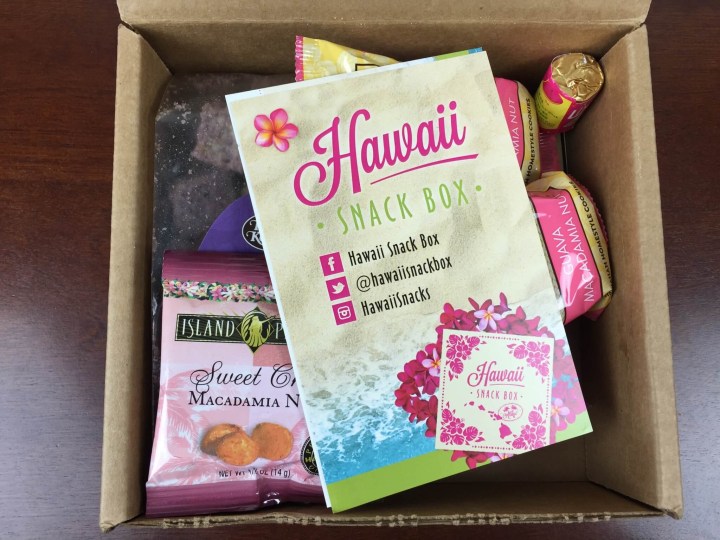 hawaii snack box august 2015 unboxing