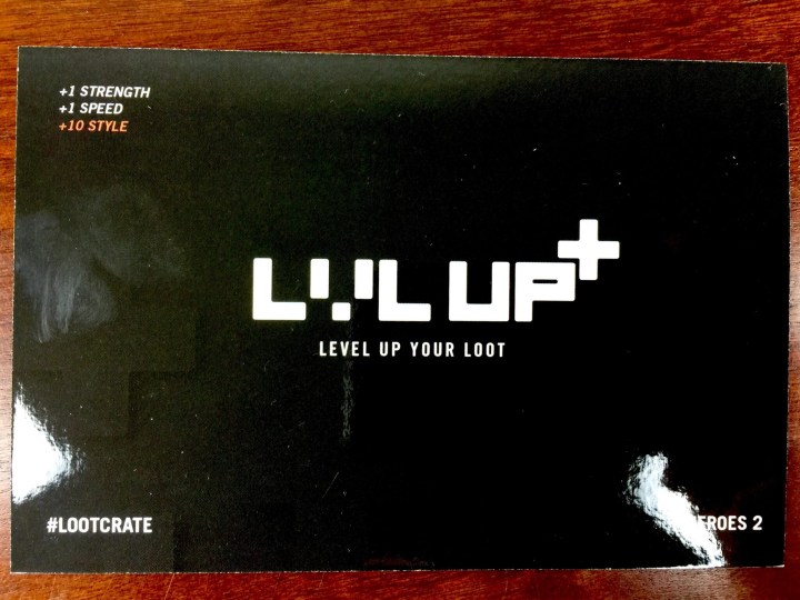 level up july 2015 card