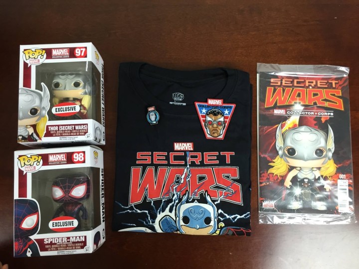 marvel collector corps secret wars august 2015 review