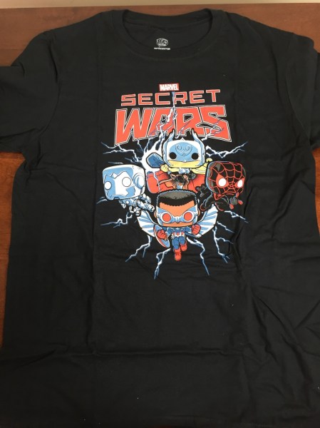 marvel collector corps secret wars august 2015 shirt